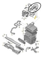 Mangueira Tubo Turbina Caixa Filtro Ar Audi Tt S 2015 A 2017 - Imagem 2