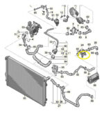 Suporte Bomba Água Auxiliar Audi Tt S 2.0 2015 A 2017 Oem - Imagem 2