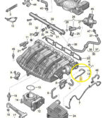 Tubo Mangueira Vácuo Audi Tt S 2.0 2015 A 2017 Original - Imagem 2