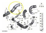 Tubo Mangueira Admissao Bmw X3m X4m Competition F97 F98 2021 - Imagem 2