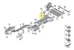 Defletor Termico Cardan Bmw X3m Competition F97 2021 A 2024 - Imagem 2