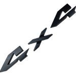 Logo Emblema 4x4 Ram 1500 Rebel 2019 A 2023 Original Traseir