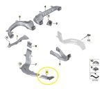 Duto Ar Interno Bmw X3m Competition F97 2021 A 24 Traseiro Direito - Imagem 2