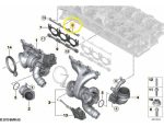 Suporte Coletor Turbina Bmw X3m X4m F97 F98 S58 2021 A 2024 - Imagem 2