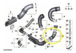 Mangueira Tubo Intercooler Bmw X3m X4m F97 F98 M3 G80 S58 - Imagem 2