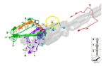 Chicote Caixa Cambio Bmw X3m X4m F97 F98 S58 2021 A 2024 Oem - Imagem 2