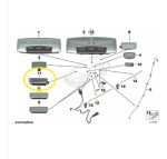 Luz Interna Cortesia Pes Bmw M3 M4 F80 2015 A 2018 Original - Imagem 2