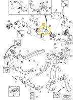 Duto Saida Ar Painel Central Volvo Xc60 T8 2019 A 2023 Oem - Imagem 2