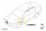 Friso Acabamento Paralama Bmw M3 F80 2015 A 2018 Esquerdo - Imagem 2