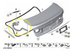 Dobradiça Tampa Traseira Bmw M3 F80 2015 A 2018 Esquerdo Oem - Imagem 2