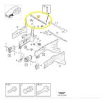 Trava Suporte Churrasqueira Volvo Xc60 T8 2019 A 2023 Oem - Imagem 2