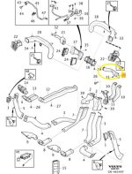 Duto Saida Ar Painel Direito Volvo Xc60 T8 2019 A 2023 Oem - Imagem 2