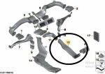 Duto ar Condicionado Bmw M2 Competition F87 2019 a 2021 Traseiro - Imagem 2