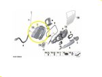 Fechadura Trava Porta Traseira Bmw M3 F80 2015 2018 Direita - Imagem 2