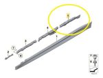 Guia Suporte Spoiler Lateral Bmw M3 F80 2015 A 2018 Esquerdo - Imagem 2