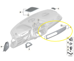Moldura Difusor Central Bmw M2 Competition F87 2019 a 2021 - Imagem 2