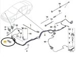 Borracha Guia Cabo Bateria Bmw M5 M6 F06 2013 2014 2017 Oem - Imagem 2
