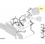 Tubo Reservatorio Watercooler Bmw M2 Competition 2019 a 2022 - Imagem 2