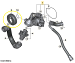 Polia Bomba Agua Motor Bmw M2 Competition F87 2019 a 2021 - Imagem 2