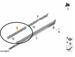 Suporte Guia Spoiler Lateral Bmw M6 F06 2013 a 2017 Dianteiro Direito - Imagem 2