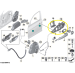 Suporte Base Maçaneta Bmw M2 Competition F87 2019 A 2021 Direito - Imagem 2