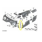 Vedaçao Lateral Paralama Porta Bmw M6 F06 2013 2017 Direita - Imagem 2