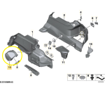 Acabamento Forro Porta Malas Bmw M6 F06 2013 2014 A 2017 Esquerdo - Imagem 2