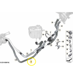 Tubo Mangueira Radiador Bmw M2 Competition F87 2019 a 2022 - Imagem 2