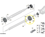 Disco Bolachao Borracha Cardan Bmw 320i G20 2018 A 2023 Oem - Imagem 2