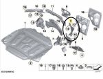 Acabamento Vedaçao Painel Corta Fogo Bmw M6 F06 2017 Esquerdo - Imagem 2