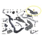Suporte Chicote Dianteiro Bmw M2 Competition F87 2019 a 2022 - Imagem 2