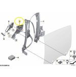 Suporte Maquina Vidro Bmw M6 F06 2013 a 2017 Traseira Esquerda - Imagem 2