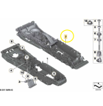 Suporte Base Console Central Bmw M6 F06 2013 a 2017 Original - Imagem 2