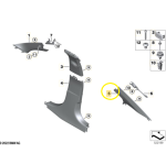 Moldura Coluna Bmw 320i G20 M Sport 2021 A 2024 Traseiro Esquerdo - Imagem 3