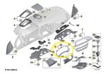 Moldura Painel Instrumento Bmw X3m Competition 2021 A 2024 - Imagem 2