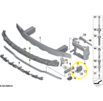 Suporte Frontal Radiador Bmw 320i G20 m Sport 2021 2024 Direito - Imagem 2
