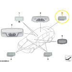 Luz Cortesia Porta Malas Bmw 320i G20 2020 2021 2022 a 2024 - Imagem 2