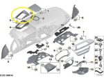 Moldura Painel Head Up Display X3m Competition F97 2021 A 24 - Imagem 2