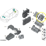 Terminal Positivo Bateria Bmw 320i G20 m Sport 2021 a 2024 - Imagem 2