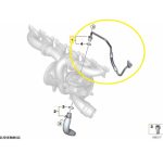 Tubo Mangueira Óleo Turbina Bmw X4 M40 G02 2019 2020 2021 2022 - Imagem 2
