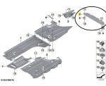 Isolamento Traseiro Bmw X4 M40 2019 2020 2021 2022 Inferior - Imagem 2