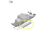 Acabamento Tampa Porta Luvas Audi Rs e Tron Gt 2022 a 2024 - Imagem 2