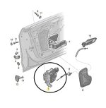 Fechadura Trava Porta Audi Rs E Tron Gt 2022 a 24 Dianteiro Direito - Imagem 2