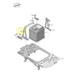 Suporte Braçadeira Bateria Audi Rs E Tron Gt 2022 2023 2024 - Imagem 2