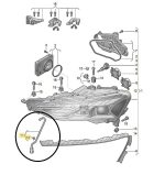 Mangueira Lavador Farol Audi Rs E Tron Gt 2022 2024 Direito - Imagem 2