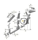 Suporte Coluna Audi Rs E Tron Gt 2022 2023 2024 Traseira Direita - Imagem 2