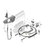 Maçaneta Porta Audi Rs E Tron Gt 2022 2023 2024 Diantaniro Direito - Imagem 2
