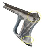 Spoiler Lateral Porsche Cayman Boxter 981 2012 A 2016 Oem - Imagem 9