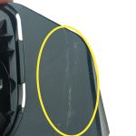 Suporte Spoiler Porta Porsche 911 991.2 2016 a 2018 Esquerda - Imagem 2