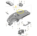 Grade Difusor Painel Porsche 911 Carrera 2016 a 2018 Direito - Imagem 2
